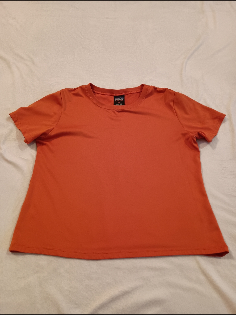 Vintage Patagonia Capilene Cool Daily Shirt Women's Size Medium In Orange